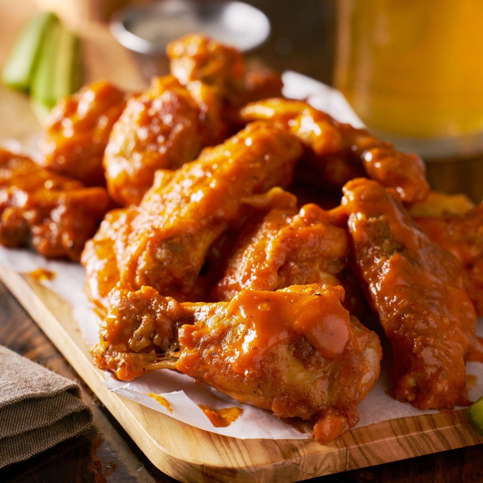 Wings- Hot/Buffalo/ Med (1 lb)