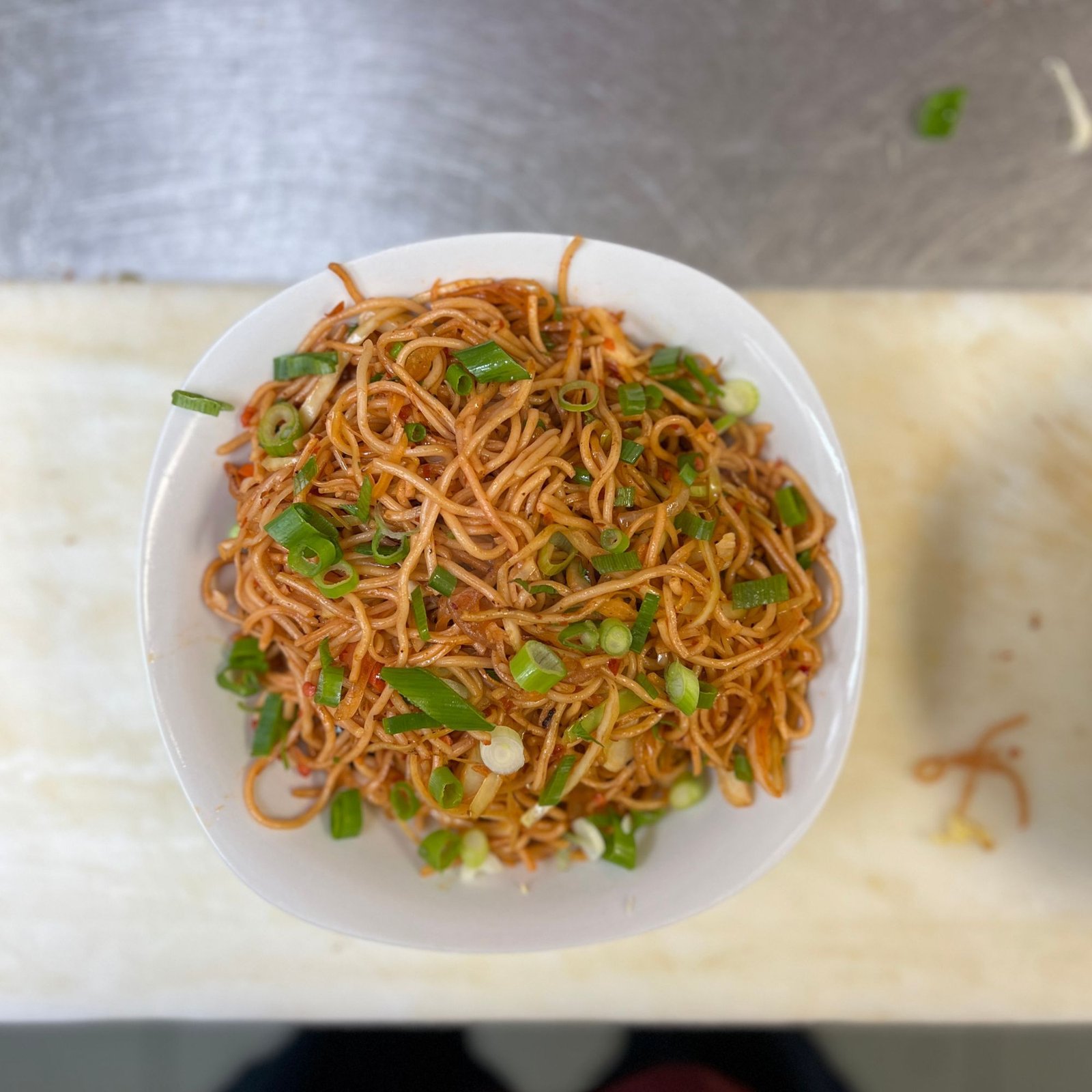 Egg Hakka Noodles