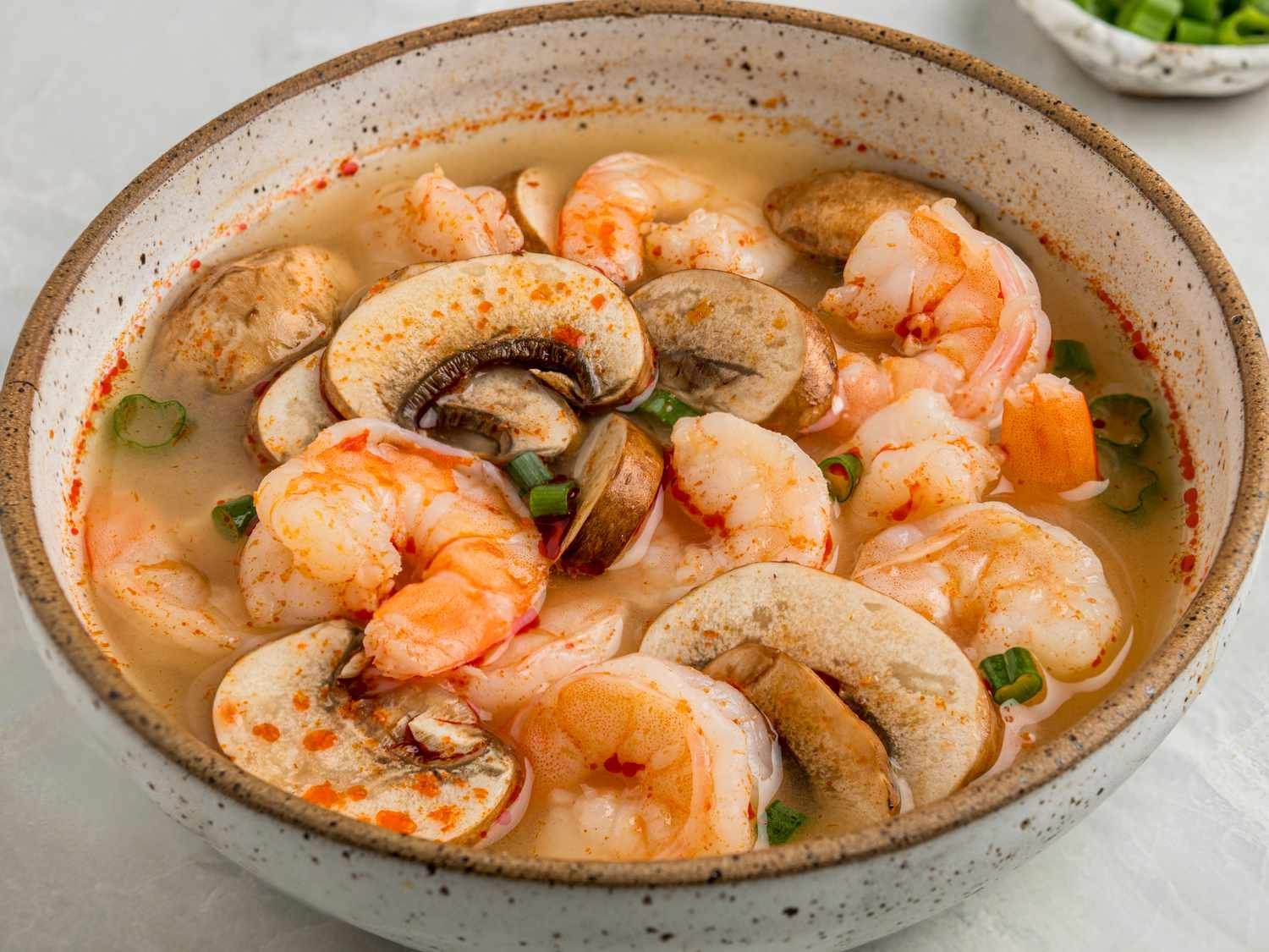 Shrimp & chicken TomYum soup