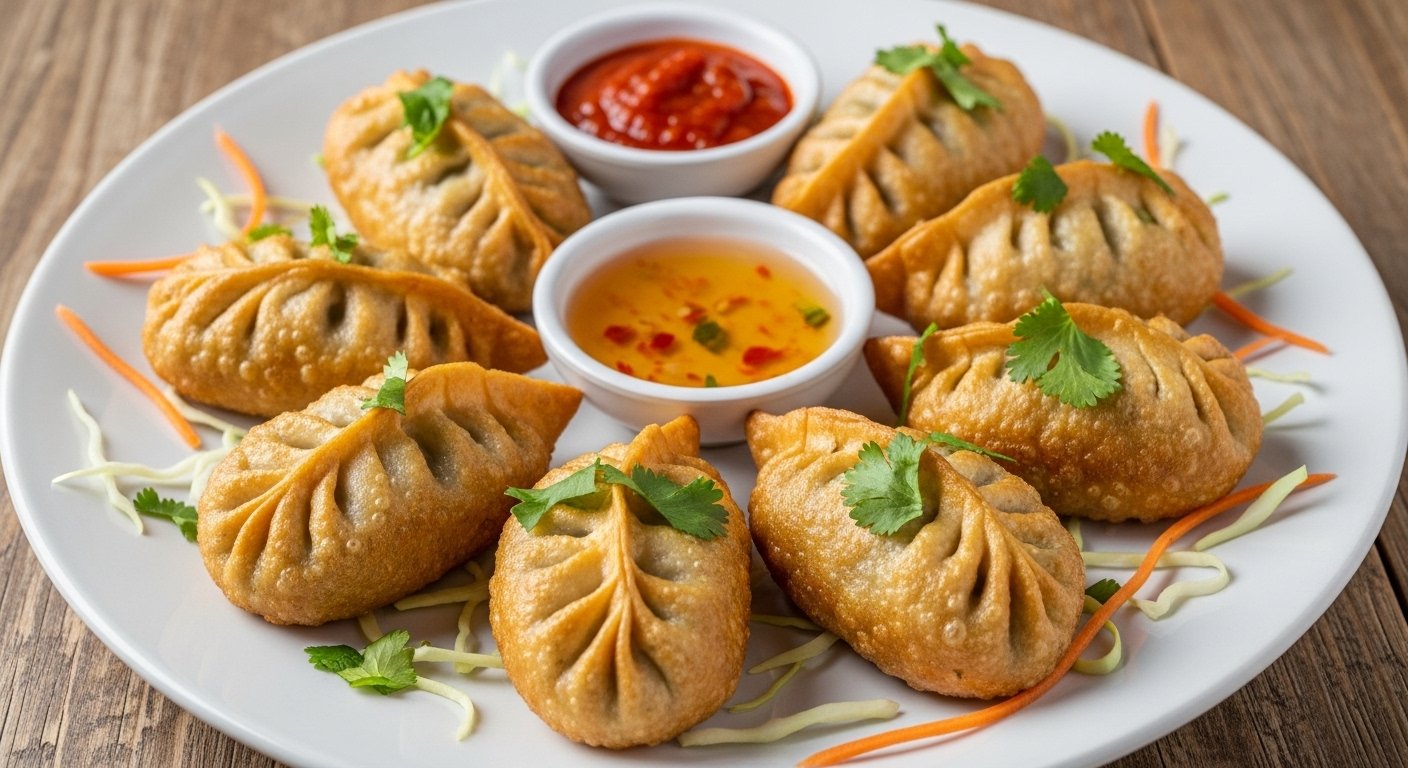 Veg Fried Momo (8 pc)