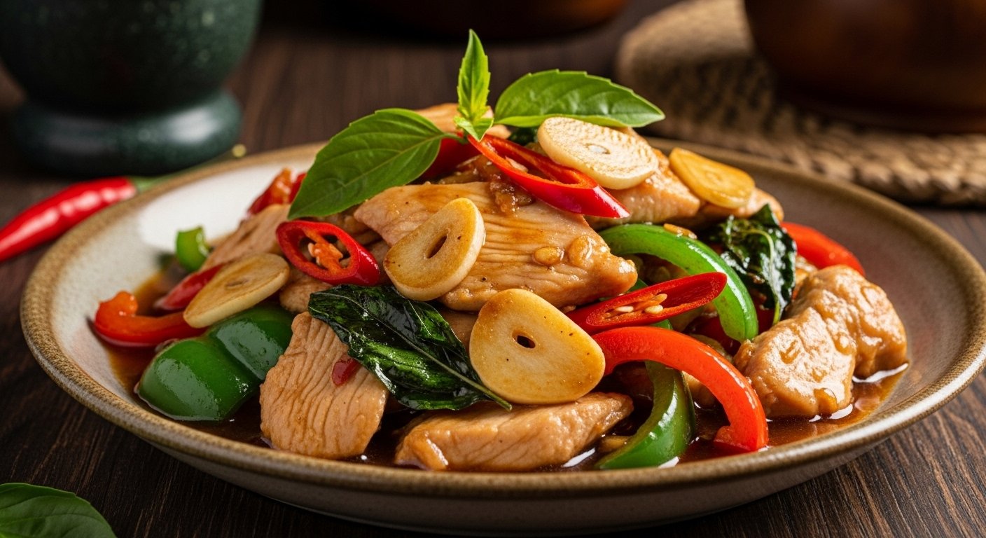 Spicy Basil Chicken